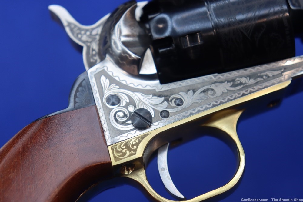 Taylors & Company Model 1860 Army Revolver 44CAL 8" Blackpowder ENGRAVED 44-img-16