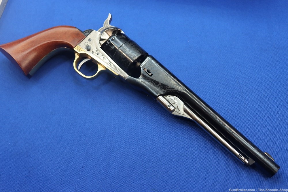 Taylors & Company Model 1860 Army Revolver 44CAL 8" Blackpowder ENGRAVED 44-img-8