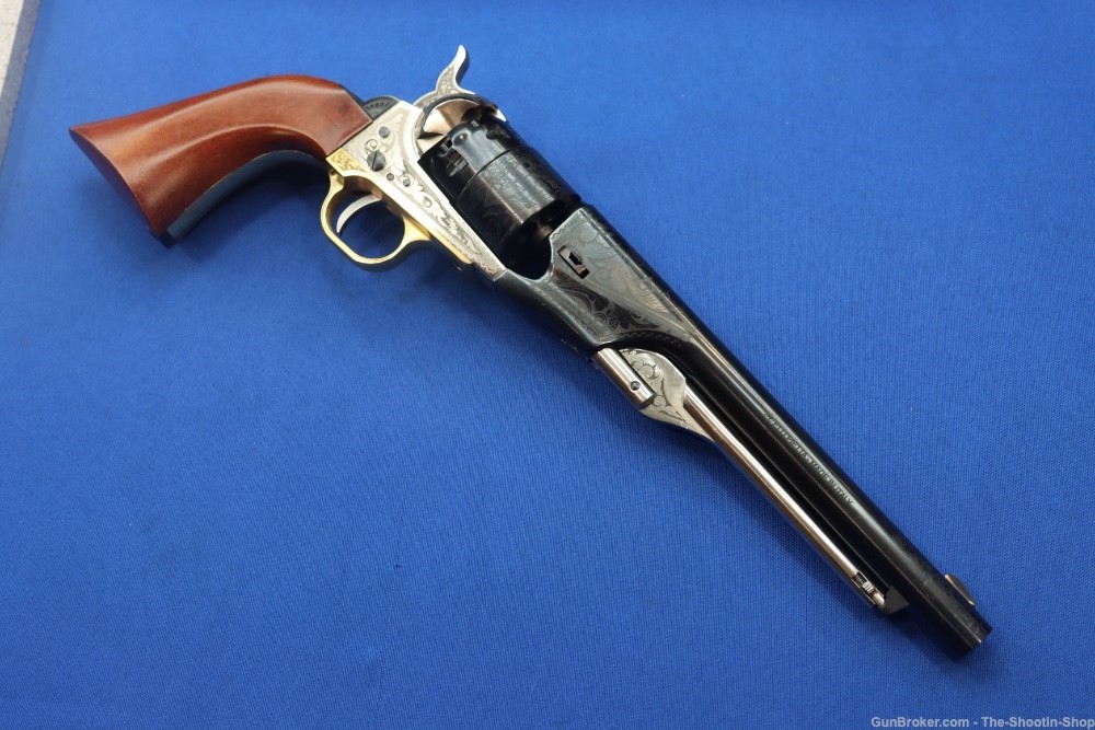 Taylors & Company Model 1860 Army Revolver 44CAL 8" Blackpowder ENGRAVED 44-img-43