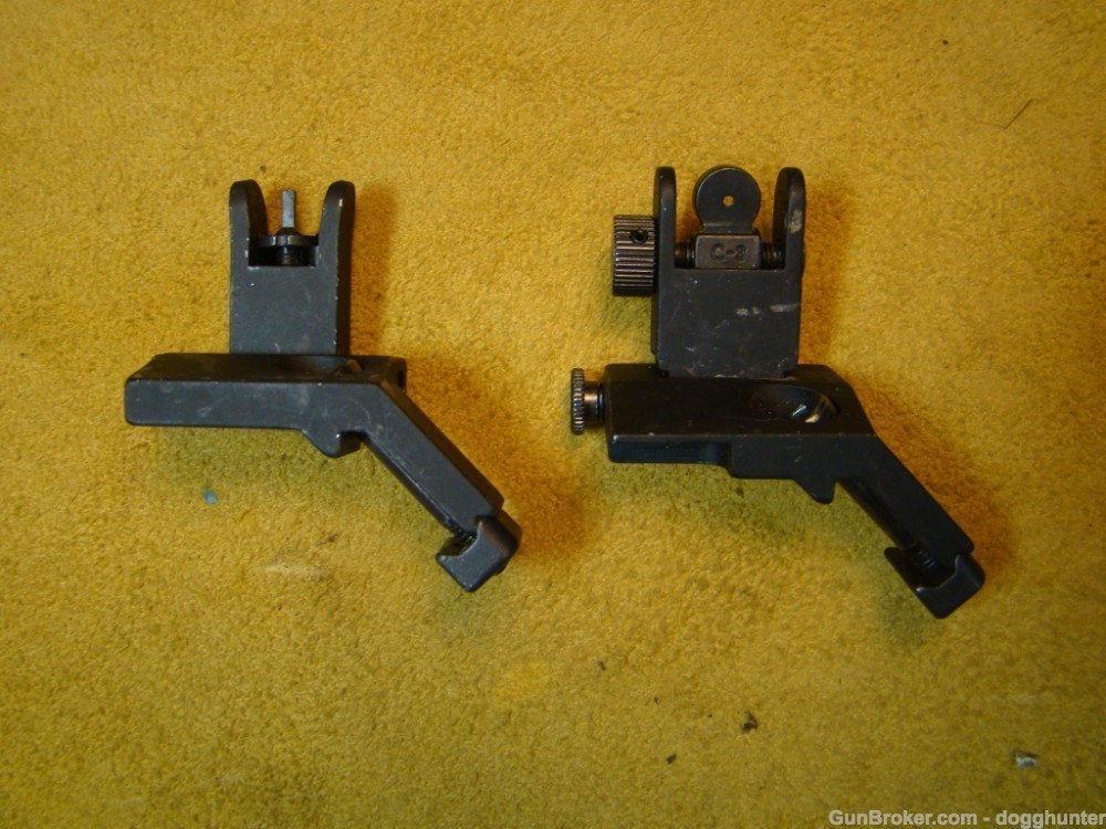 45 Degree Battle Sights Combo - HK Front Sight and  Rear, picatinny -img-0