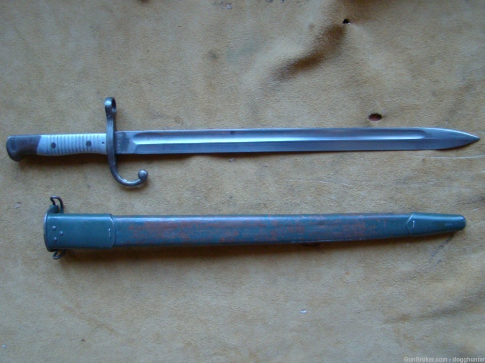 Weyersberg Kirschbaum &Co Solingen Modelo Argentino 1891 Sword Bayonet Scab-img-1
