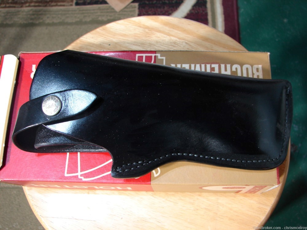 LUGER HOLSTER BY BUCHEIMER PM44 NIB RIGHT HAND FITS UP TO 4 3/4" BARREL-img-7