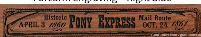 Pony express comm  2 gun set #5 golden boy/o1  large hoop layaway -img-2