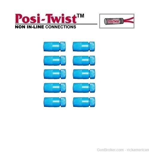 Posi-Twist 14-24 Gage (EX-114B) In Line Connector, 10 PACK NEW! PT1424B-img-0