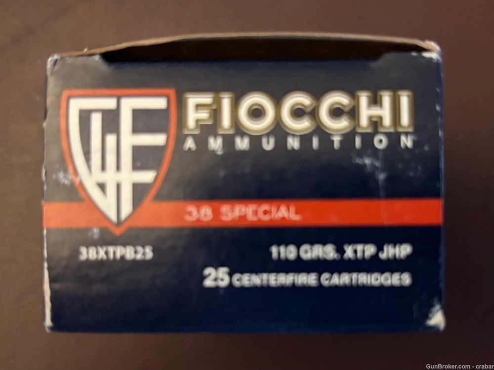 FIOCCHI 38 SPECIAL +P EXTREMA TERMINAL PERFORMANCE JHP 110 GRAIN 200 ROUNDS-img-2