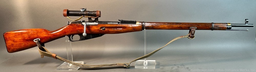 1943 Manufactured Russian Izhevsk Model 91/30PU Sniper's Rifle-img-22