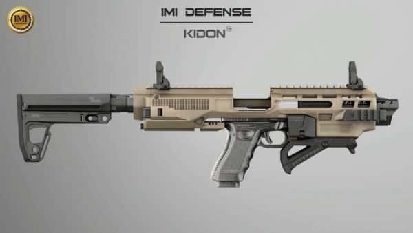 IMI Defense KIDON Universal PDW Conversion Kit for FN 5.7 Five Seven - Tan-img-1