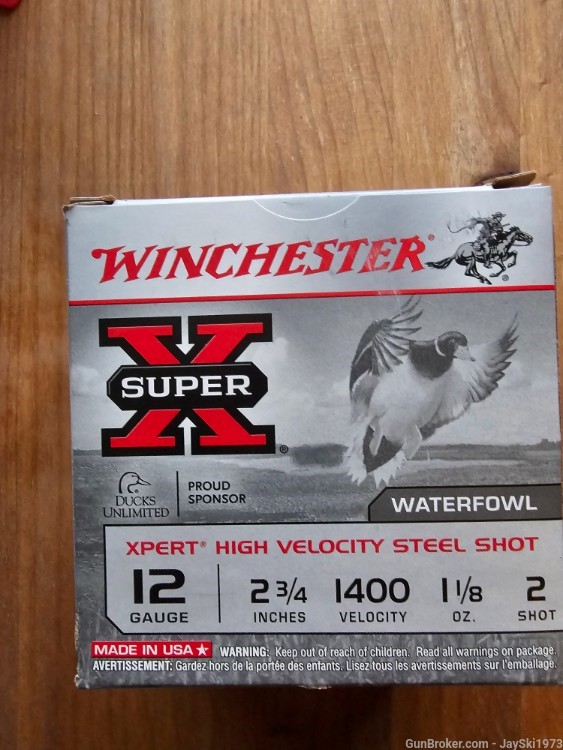 Winchester Super X 12 Gauge 2.75" 1400 V #2 Shot 1-1/8 oz-img-0