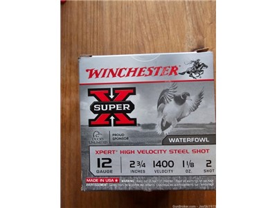 Winchester Super X 12 Gauge 2.75" 1400 V #2 Shot 1-1/8 oz