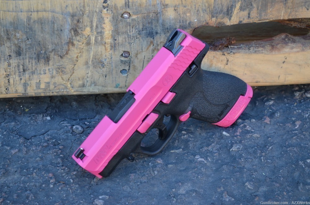 Smith & Wesson Shield M2.0 40S&W TS X-Werks Rasberry Pink 2.0 New 11812-img-2