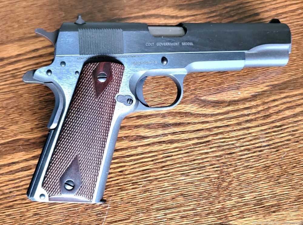 Colt 1911 Government .45ACP 5"Bbl Blued - Unfired-img-0