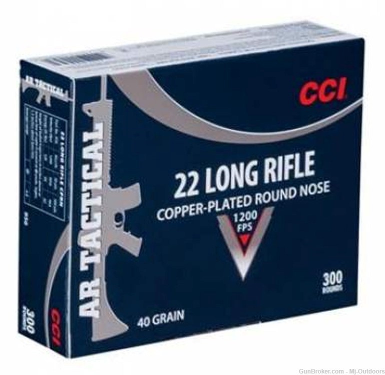 CCI AR Tactical 22LR 40 Gr 1200 FPS CPRN 600 rounds-img-1