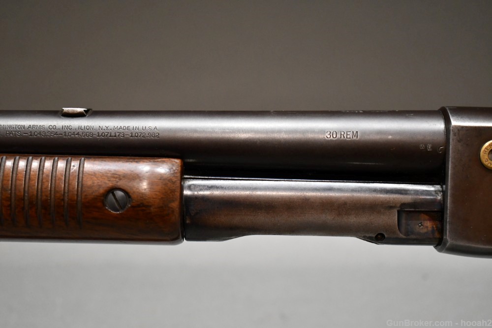 Remington Model 141 Pump Action Rifle 24" 30 Rem 1936 C&R-img-12