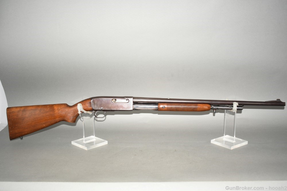 Remington Model 141 Pump Action Rifle 24" 30 Rem 1936 C&R-img-0