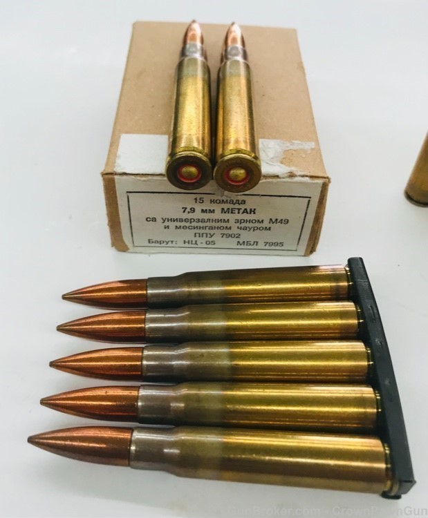 8mm 60 rounds 4 boxes of 15 7.92x57mm Mauser surplus Ammo-img-0