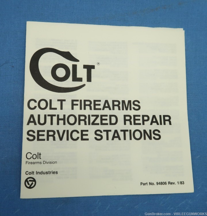 Colt Python 357 Magnum Blued 6” Double Action Boxed Custom Shop Grips 1982-img-72