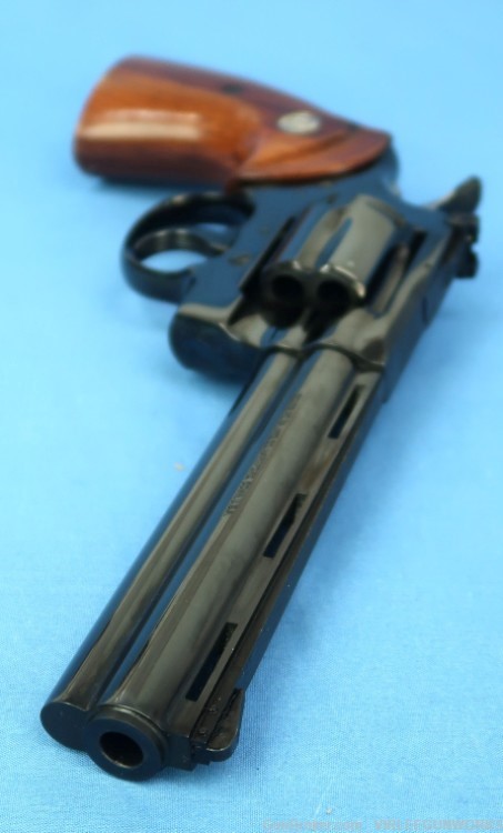 Colt Python 357 Magnum Blued 6” Double Action Boxed Custom Shop Grips 1982-img-46