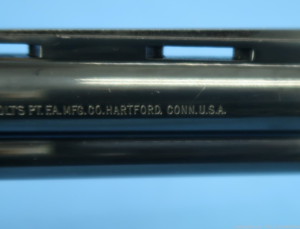 Colt Python 357 Magnum Blued 6” Double Action Boxed Custom Shop Grips 1982-img-42