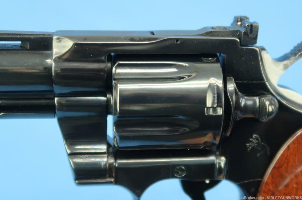 Colt Python 357 Magnum Blued 6” Double Action Boxed Custom Shop Grips 1982-img-5