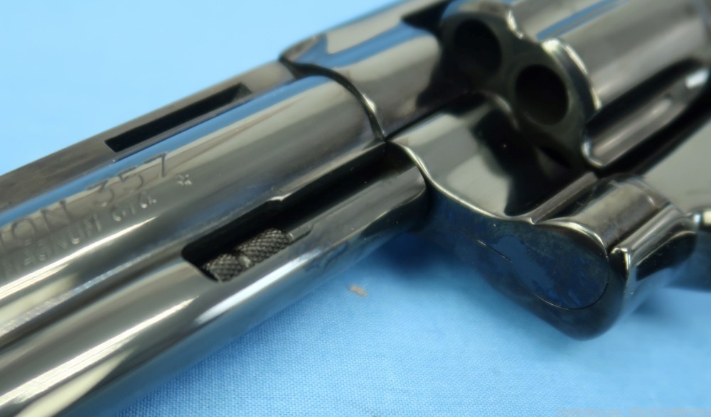 Colt Python 357 Magnum Blued 6” Double Action Boxed Custom Shop Grips 1982-img-29