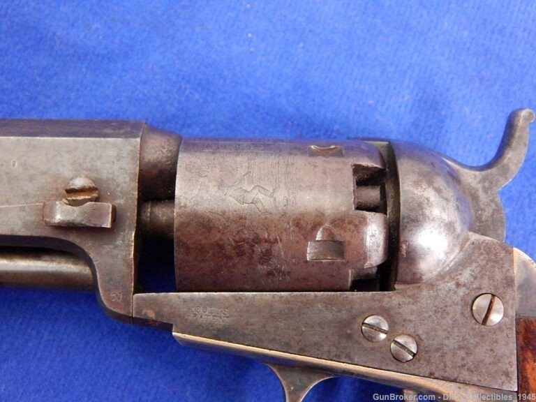 Pre Civil War 1857 Colt 31 Caliber Pocket Revolver Gun Pistol-img-13