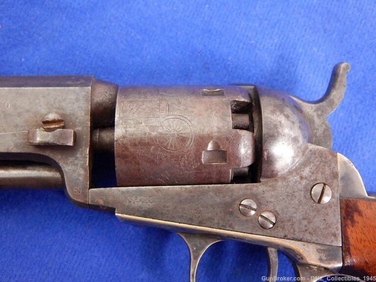 Pre Civil War 1857 Colt 31 Caliber Pocket Revolver Gun Pistol-img-10