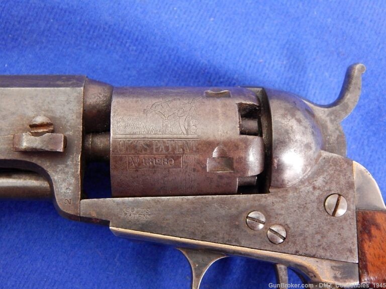 Pre Civil War 1857 Colt 31 Caliber Pocket Revolver Gun Pistol-img-9