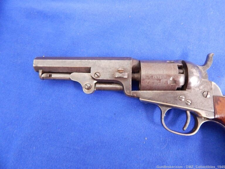 Pre Civil War 1857 Colt 31 Caliber Pocket Revolver Gun Pistol-img-6