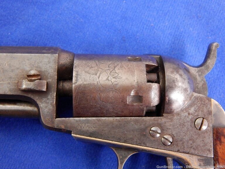 Pre Civil War 1857 Colt 31 Caliber Pocket Revolver Gun Pistol-img-11