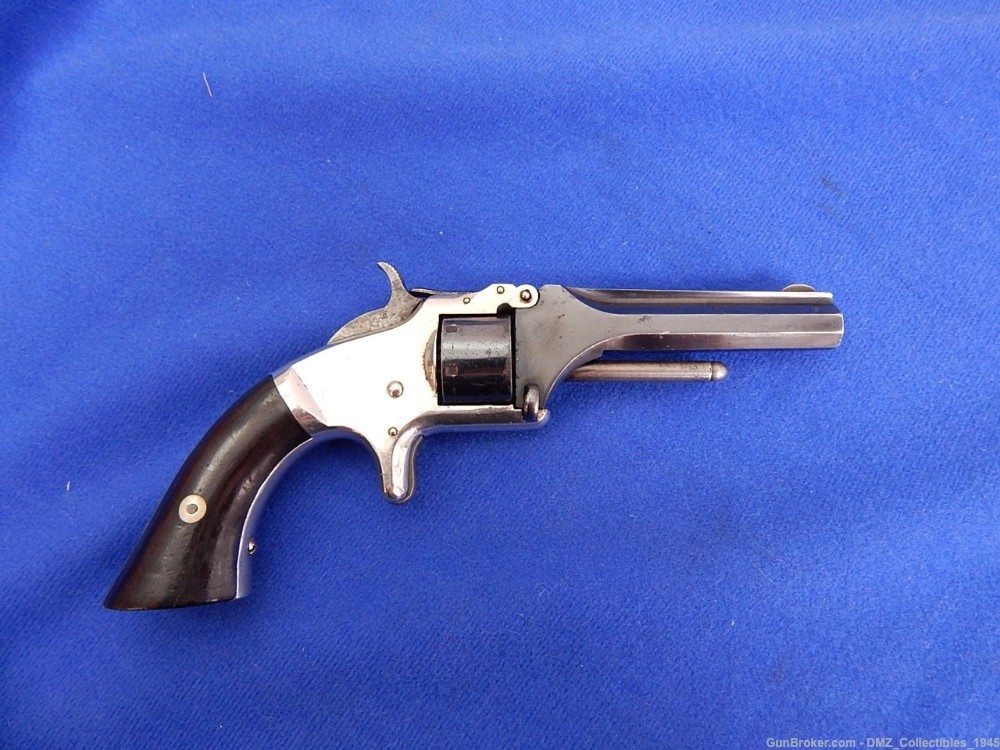 Civil War Smith & Wesson 22 Caliber Revolver Pistol Gun-img-0