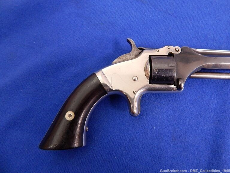 Civil War Smith & Wesson 22 Caliber Revolver Pistol Gun-img-1