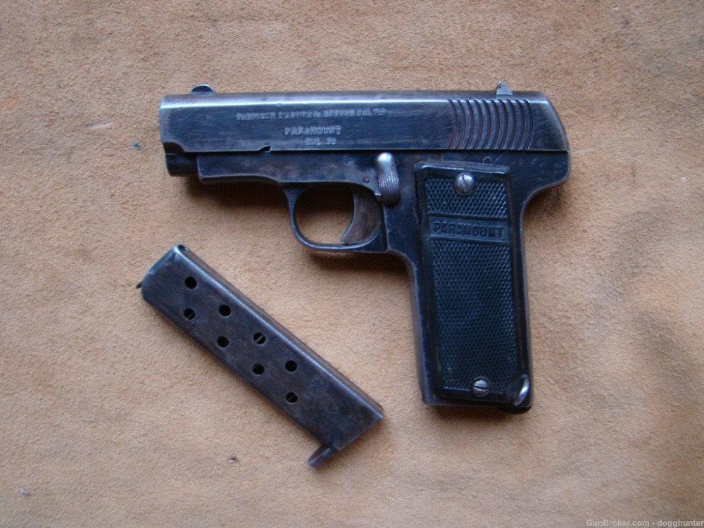 Spanish Paramount Model Pistol cal. 32-img-1