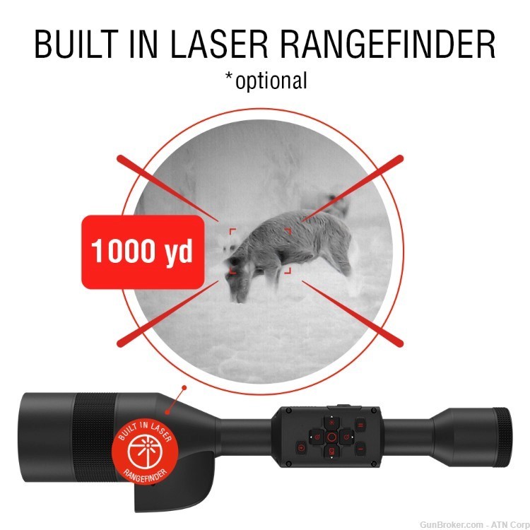 ATN Thor 5 XD LRF 4-40x, 1280x1024, Smart Thermal Rifle Scope with LRF-img-4