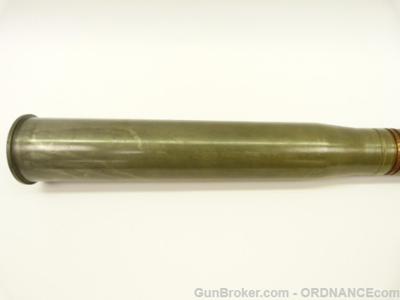 US WWII 57mm ANTI TANK GUN Armor Piercing Shell Round Cartridge inert-img-2
