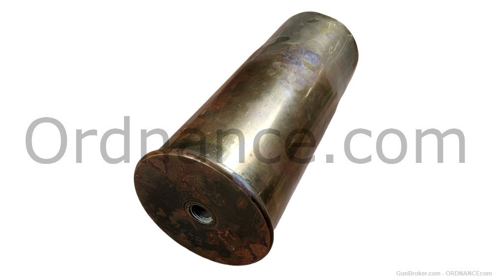 65mm French 1900's shell casing Canon de 65 M Modele 1906 65x167mm -img-2