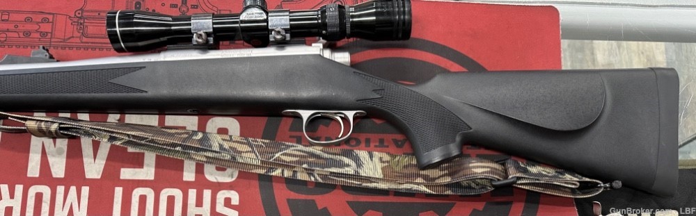 Remington 700 ML .54cal 24"BBL w/Tasco 3-9 -Muzzle Loader on Rifle Action- -img-1
