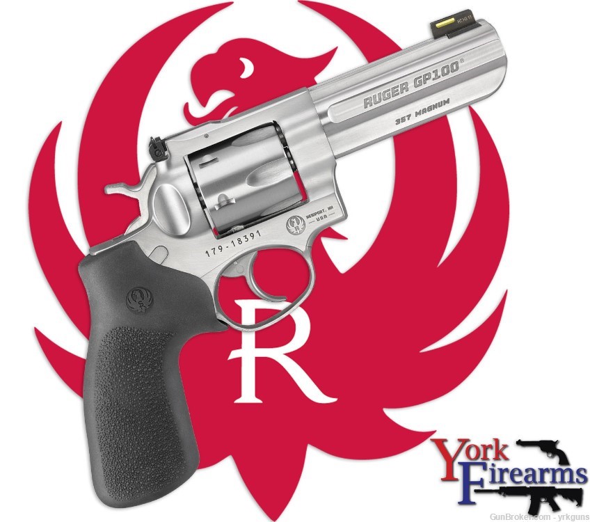 Ruger GP100 Match Champion 357MAG 4.20" Stainless 6RD Revolver NEW 1786-img-0