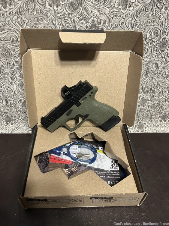 Beretta APX A1 Carry OD Green with Burris Fastfire Red Dot Optic-img-0