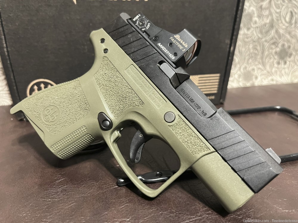 Beretta APX A1 Carry OD Green with Burris Fastfire Red Dot Optic-img-2