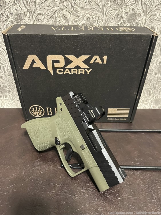 Beretta APX A1 Carry OD Green with Burris Fastfire Red Dot Optic-img-3