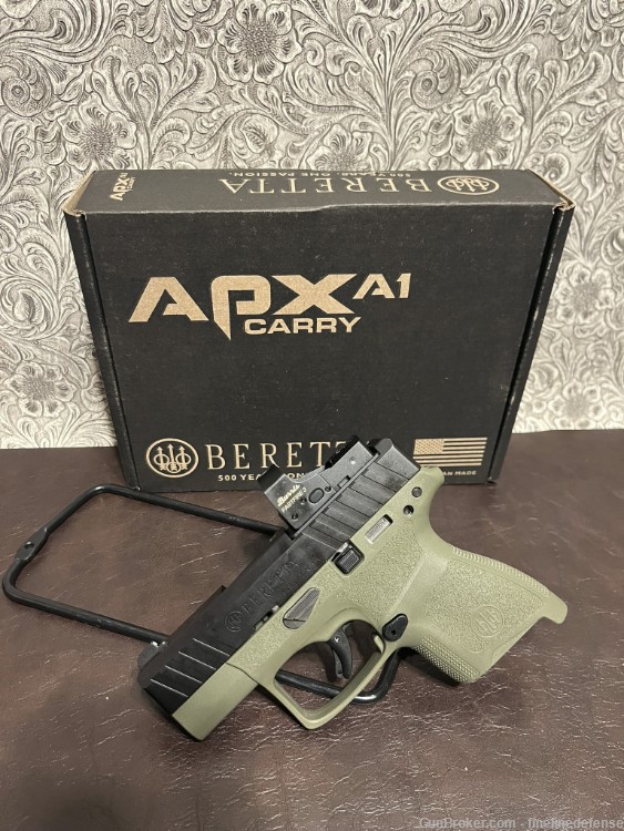 Beretta APX A1 Carry OD Green with Burris Fastfire Red Dot Optic-img-4
