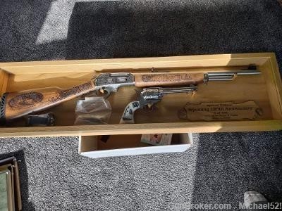 WY Statehood 125th Anniversary  Marlin Lever Action & Ruger Vaquero