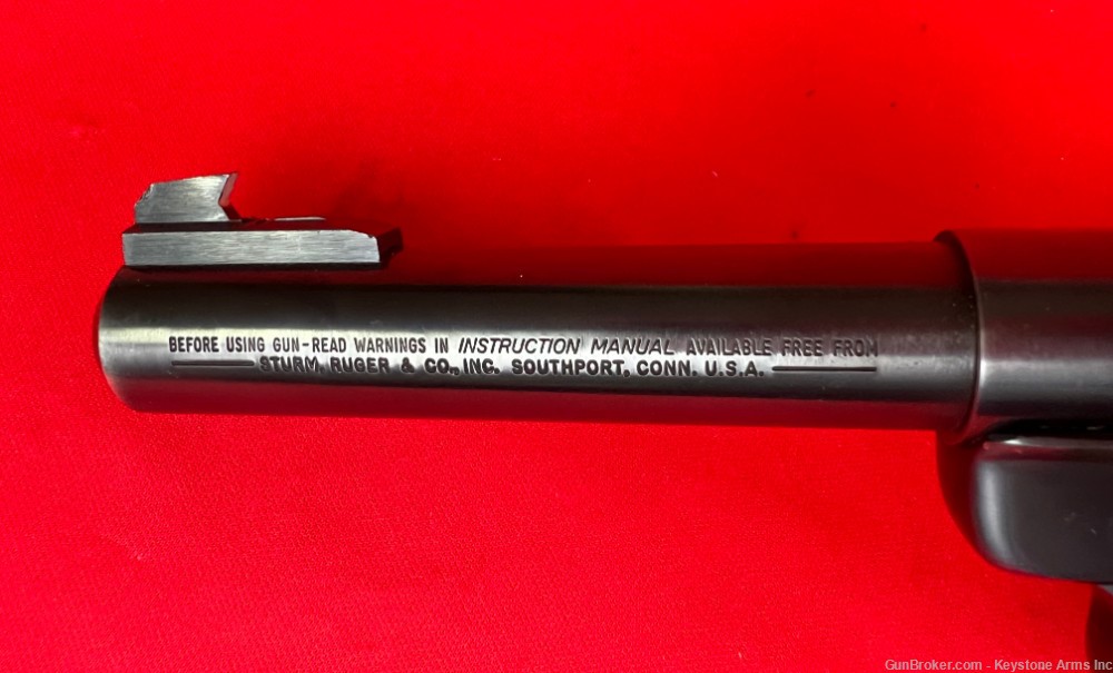 1980 Ruger Mark I, MK I, 5.5" Heavy Barrel, .22lr Semi Pistol-img-4