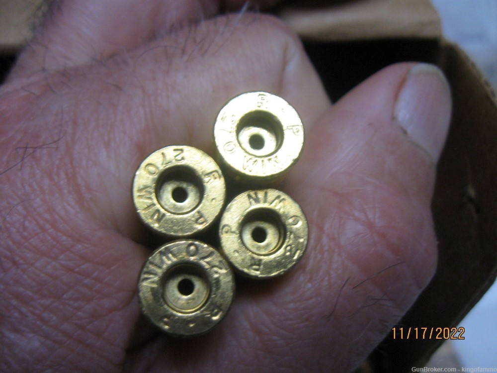 277 CoreLokt  Bullets and Primers and 270 Win Brass, 168 pc Reload SPECIAL-img-4