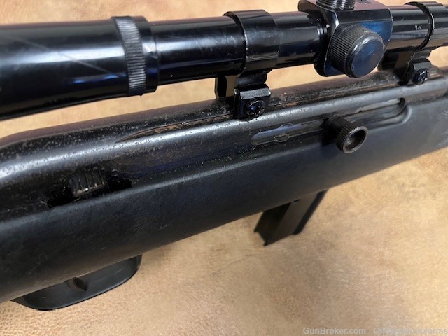Used Stevens Model 62 .22LR semi-auto rifle, 20" barrel, 1 mag, 4x scope-img-2