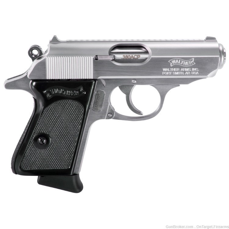 Walther, PPK, Semi-automatic, Metal Frame Pistol, 380ACP, 3.6" Barrel-img-0
