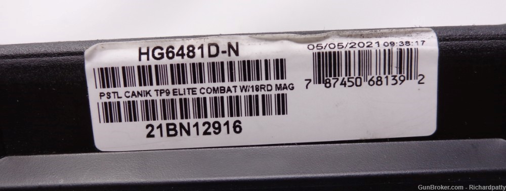 Canik TP9 Elite Combat Handgun - 9mm - 4.73" Barrel-img-6