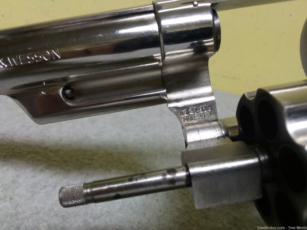 Smith & Wesson 29-2 Revolver, 44 Mag, 6 Shot, 8 3/8 Barrel, Nickel-img-7