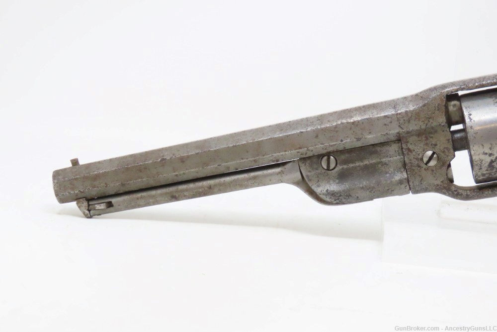 c1862 CIVIL WAR Antique SAVAGE Revolving Fire Arms .36 cal NAVY Two Trigger-img-16
