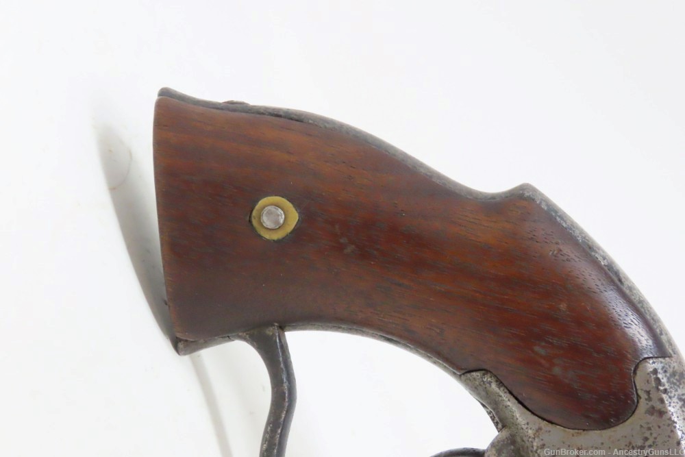 c1862 CIVIL WAR Antique SAVAGE Revolving Fire Arms .36 cal NAVY Two Trigger-img-2